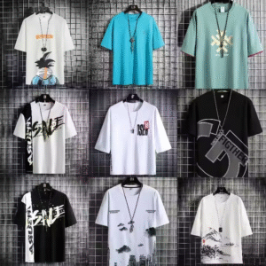 Men's Short Sleeved T-shirt Summer New Brand Trendy Cotton Printed T-shirt Top Men's Clothing
