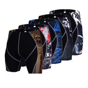 Men's High-Elastic Quick-Drying Sports Shorts Breathable Lightweight Printed Fitness Clothing for Winter Superior Fashion Fit