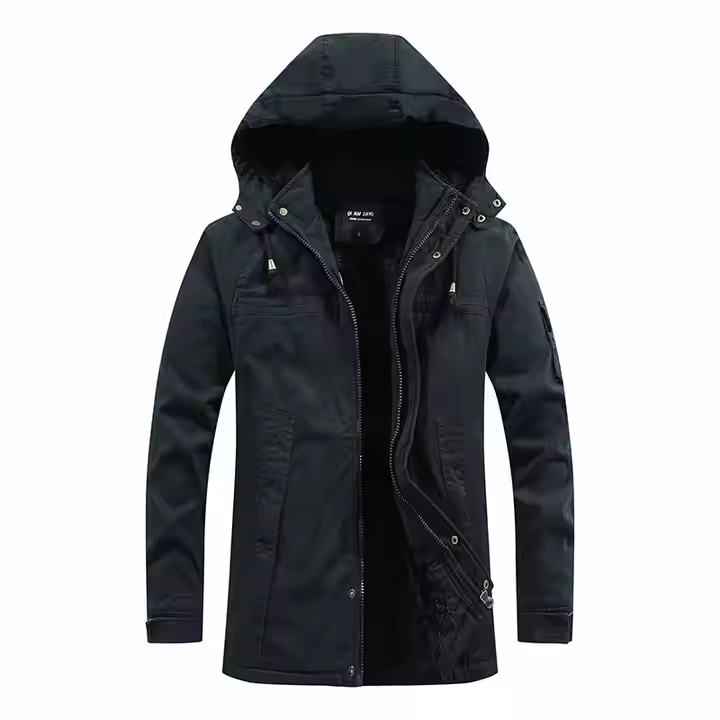 XIMEINU Cotton Wash Jacket black