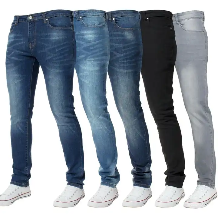 Tapered Jeans Men Skinny Custom Jeans Men Ripped Denim Men Jeans Trouser