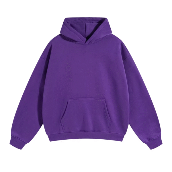 Top Quality Heavyweight Puff Print Hoodies Men's Tracksuits 100% Cotton Sweatshirt Custom Streetwear s Hoodie - Image 2