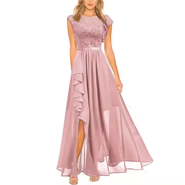 Wholesale Independent Station Europe and the United States Explosive Dress Evening Gown Lace Highwaist Long Skirt - Image 4