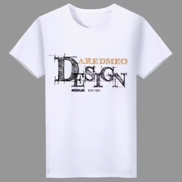 Hot Selling Men's Hip-hop T-shirts of Good Quality Used Loose Men's Short-sleeved T-shirts Factory Wholesale - Image 2