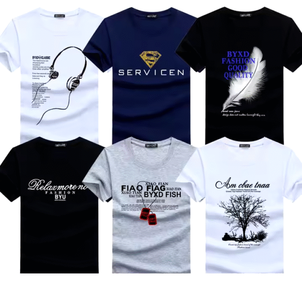 Hot Selling Men's Hip-hop T-shirts of Good Quality Used Loose Men's Short-sleeved T-shirts Factory Wholesale