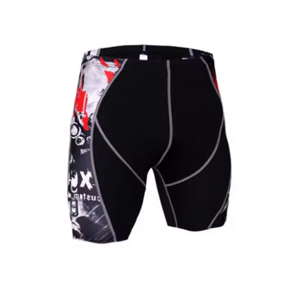 Men's High-Elastic Quick-Drying Sports Shorts Breathable Lightweight Printed Fitness Clothing for Winter Superior Fashion Fit - Image 2