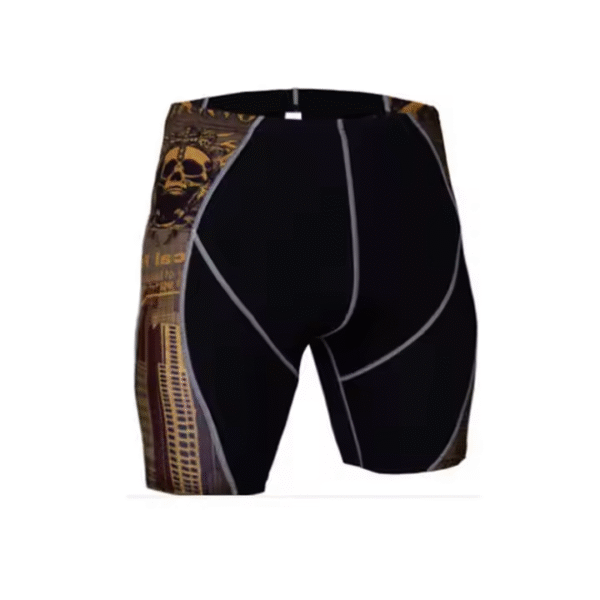 Men's High-Elastic Quick-Drying Sports Shorts Breathable Lightweight Printed Fitness Clothing for Winter Superior Fashion Fit - Image 6