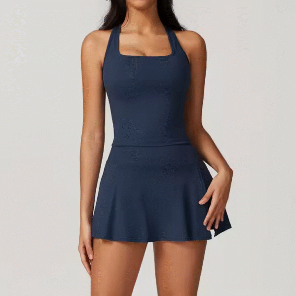 Tennis Skirts 2 Pieces Tennis Wear Yoga Sets Sportswear Workout Clothing Quick Drying Gym Fitness Sets for Women - Image 2