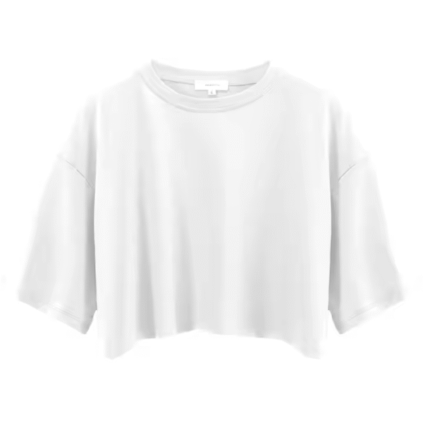 New Fashion t Shirt Women's Crop Top Custom Your's Design High Quality Crop Top - Image 4