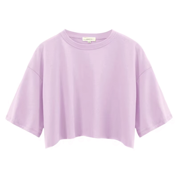 New Fashion t Shirt Women's Crop Top Custom Your's Design High Quality Crop Top - Image 5